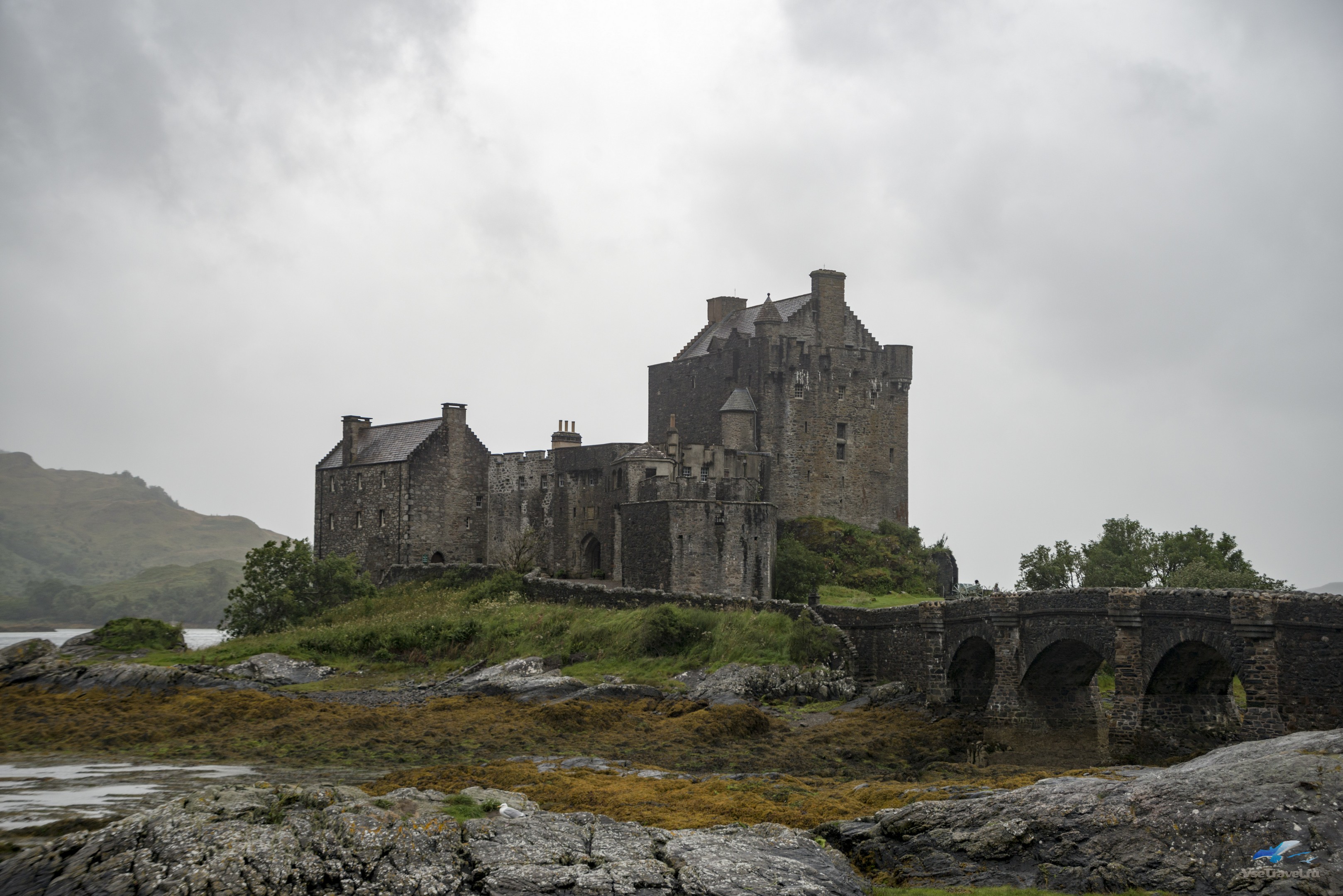 Остров Скай Шотландия замок