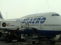 Самолёт TransAero на взлётной полосе. Курс домой!