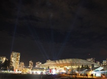 Дворец спорта в ночи (BC Place)