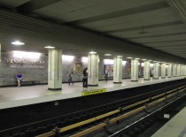 В метро "Речной вокзал"