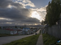 Пуэрто-Наталес. Вечерело.