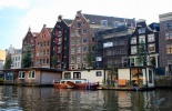 голландия, нидерланды, амстердам, бриллианты, город, разводные мосты, каналы амстердама, погода