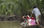 меконг, река меконг, дельта реки меконг, деревня, кокосы, као дай, вьетнам, крокодилы, отдых, храм всех религий