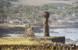 остров пасхи, рапа-нуи, национальный парк,рапануйцы, чили,занятия, моаи,статуи,туризм,Аху Акиви